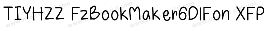 TIYHZZ FzBookMaker6DlFon XFPLU字体转换